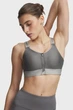 Спортивный топ женский Under Armour Ua Infinity High Zip 2.0 Bra S Черный 1384118-709 - изображение 1