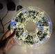Гірлянда Роса Хвойна лапа 100 м 2000 LED Флеш FLASH з ефектом мерехтіння, теплий жовтий колір, зелений дріт - зображення 7