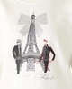 Жіночий світшот на флісі Karl Lagerfeld Paris зі стразами та мініпайетками 1162877571 (Молочний XXL) — Уцінка - зображення 10