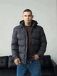 Чоловіча зимова куртка 6643 Madiss 4XL Сірий - изображение 1