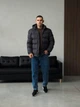 Чоловіча зимова куртка 6643 Madiss 4XL Сірий - изображение 6
