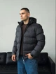 Чоловіча зимова куртка 6643 Madiss 4XL Сірий - изображение 9
