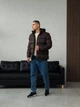 Чоловіча зимова куртка 6643 Madiss 2XL Коричневий - изображение 6
