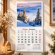 Перекидной настенный Календарь 22х48 см 2027 Живописная природа Украины-02 - изображение 2