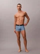 Трусы боксеры мужские Calvin Klein NB4494-2OT(Stepping Logo Gulf Blue) L Голубой (199156224283) - изображение 2