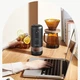Портативная электрическая кофемолка CIRCLE JOY Lomo Ultra CJ-DMDJ02 на аккумуляторе с керамическими жерновами беспроводная, Черный - изображение 15