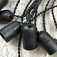 Ретро гірлянда Retro Black 5м на 10 патронів E27 (чорний провід) - изображение 2