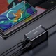 СЗУ Baseus GaN3 Pro 65W (2 Type-C + 2 USB) + Кабель Type-C to Type-C 100W (1m) black - зображення 4