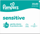 Набір вологих серветок Pampers Sensitive 20 x 80 шт (8006530443296) - зображення 4