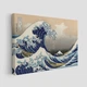 Інтер'єрна картина Велика хвиля в Канаґаві, Хокусай, Hokusai, Great Wave off Kanagawa, інтер'єрний декор, 28×42 см (id6779) - зображення 2