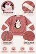 Світшот дитячий Pink Penguin зі стразами рожевий 92 см - зображення 3