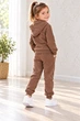 Костюм теплий для дівчинки Angel Wings мокко 104 см - изображение 2
