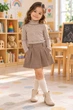 Базова бежева водолазка Cozy Stretch Kiddo бежевий 122 см - изображение 1
