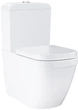 Унитаз напольный приставной GROHE Euro Ceramic 3933800H безободковый без бачка и сиденья - изображение 2
