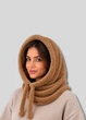 Женский капюшон-хомут (one-size) Коричневый - изображение 1