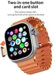 Смарт-годинник DW100 Pro+ Ultra Touch ID з розблокуванням за відбитком пальця Smart Watch 8/128GB Android Super AMOLED ( 5G Sim card) - изображение 10