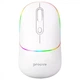 Бездротова ергономічна миша для комп'ютера та ноутбука Proove Blink USB Bluetooth з регулюванням DPI RGB з акумулятором біла - зображення 5