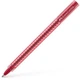 Ручка кулькова Faber-Castell Grip 2020 М червона 0.7 мм, тригранний прозорий корпус, 544521 - зображення 1