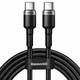 Кабель Baseus Cafule Flash Charging Type-C to Type-C PD 100W 2 м, чорний - изображение 1