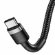 Кабель Baseus Cafule Flash Charging Type-C to Type-C PD 100W 2 м, чорний - изображение 3