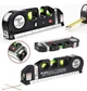 Лазерний рівень із вбудованою рулеткою FIXIT Laser Level Pro 3 4в1 рулетка лінійка - зображення 6