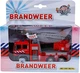 Wóz strażacki Kids Globe z drabiną wysuwaną metalowy 16 cm (8713219328644) - obraz 1