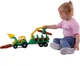Traktor Cavallino Junior z przyczepą-dźwigiem i drewnem 46 cm (8719214075477) - obraz 3