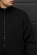Мужская олимпийка стаф черный оверсайз на флисе с логотипом и молнией Staff zip logo black oversize fleece M (408111) - изображение 3