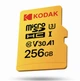 Карта пам’яті Kodak microSDHC 256GB UHS-I U3 V30 A1 Class 10 до 100MB/s + SD адаптер для телефону, камери, дрона - изображение 2