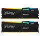 Модуль пам'яті для комп'ютера DDR5 64GB (2x32GB) 5200 MHz Beast RGB EXPO Black Kingston Fury (ex.HyperX) (KF552C40BB2AK2-64) - зображення 1