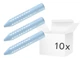 Набор ластиков Faber-Castell Grip 2001 Sky Blue 10 шт (4005400357552) - изображение 1