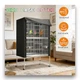 Міцний дихаючий чохол для клітки Чорний S 48*48*102 см - изображение 3