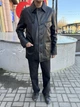 Куртка чоловіча Virado шкіряна натуральна довга демісезонна 48 чорна - изображение 5