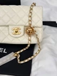 Сумка Chanel Mini Classic Flap у ніжному кремовому кольоріРозмір: 17 × 12 см - изображение 2
