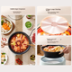 SUPOR Электрическая кастрюля, кастрюля для приготовления пищи, специализированная кастрюля для домашнего использования, многофункциональная кастрюля для шабу-шабу, электрическая кастрюля объемом 3 л со съемным антипригарным покрытием, многоцелевая кастрюл - изображение 5