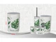 Набор аксессуаров для ванной комнаты Bathlux Green Leaves 71045 - изображение 7