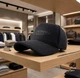Чоловіча Вовняна Бейсболка Тракер ARMANI EXCHANGE Чорна відкрита ззаду розмір M (59-60 см) - зображення 9