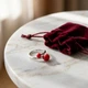 Серебряное разомкнутое кольцо LoveR с красным кораллом в форме двух сфер 18 размер - изображение 7