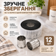 Круглі рифлені форми для тіста та випічки — набір 12 шт різного діаметра 3–11 см, нержавіюча сталь, зручне зберігання у пластиковій коробці - зображення 6