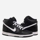 Подростковые кожаные высокие кеды для мальчика Nike Dunk High DH9751-001 37.5 Черно-белые (195866636859) - изображение 2