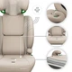 Автокрісло Kinderkraft Comfort Up 2 Plus i-Size 3-в-1 76-150 см бежеве - зображення 6