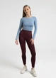 Топ вкорочений з довгим рукавом Giulia CROP TOP S/M Blue-faded denim - зображення 4