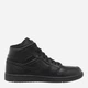 Мужские кеды высокие Jordan 1 Mid 554724-091 41 (8US) 26 см Triple Black (193658124218) - изображение 3