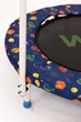 Дитячий кімнатний батут з ручкою та захистом WCG 92 см Синій - изображение 9
