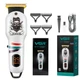 Триммер VGR V-971 WHITE, Professional, 3 насадки, LED-дисплей - изображение 1