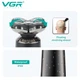 Электробритва VGR V-397 BLUE, роторная, 5 плавающих головок, влажное и сухое бритьё - изображение 2