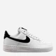 Жіночі кеди шкіряні низькі Nike Air Force 1 Low DD8959-103 36.5 (6US) 23 см White/Black (195866313538) - зображення 1