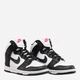 Женские кеды высокие Nike Dunk High DD1869-103 36.5 (6US) 23 см Черно-белые (194956811565) - изображение 2