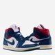 Женские кеды высокие Jordan 1 Mid BQ6472-146 38.5 (7.5US) 24.5 см Комбинированные (196604359559) - изображение 4
