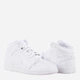 Подростковые высокие кеды для мальчика Jordan 1 Mid 554725-136 36.5 Белые (196149781594) - изображение 4